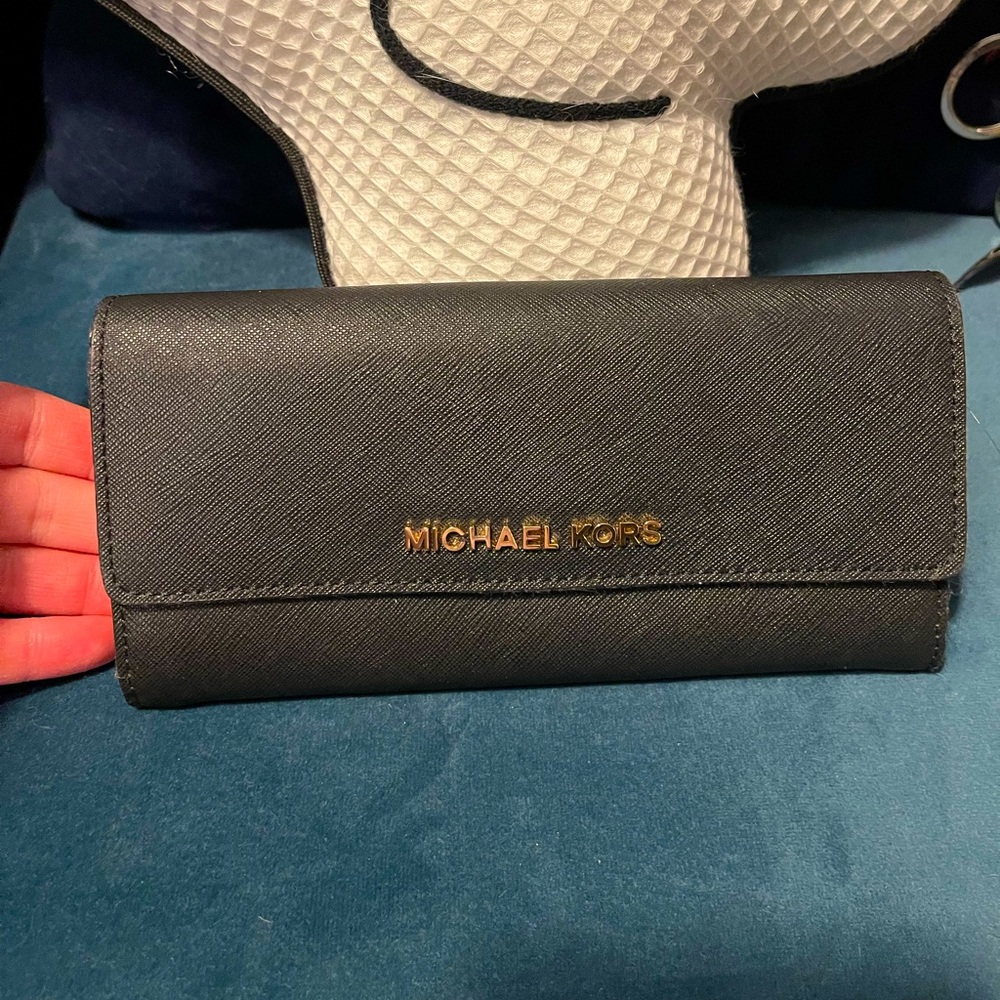 Michael Kors black wallet